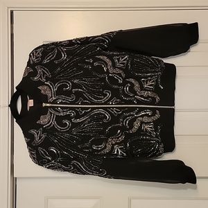 Embellished asos bomber jacket